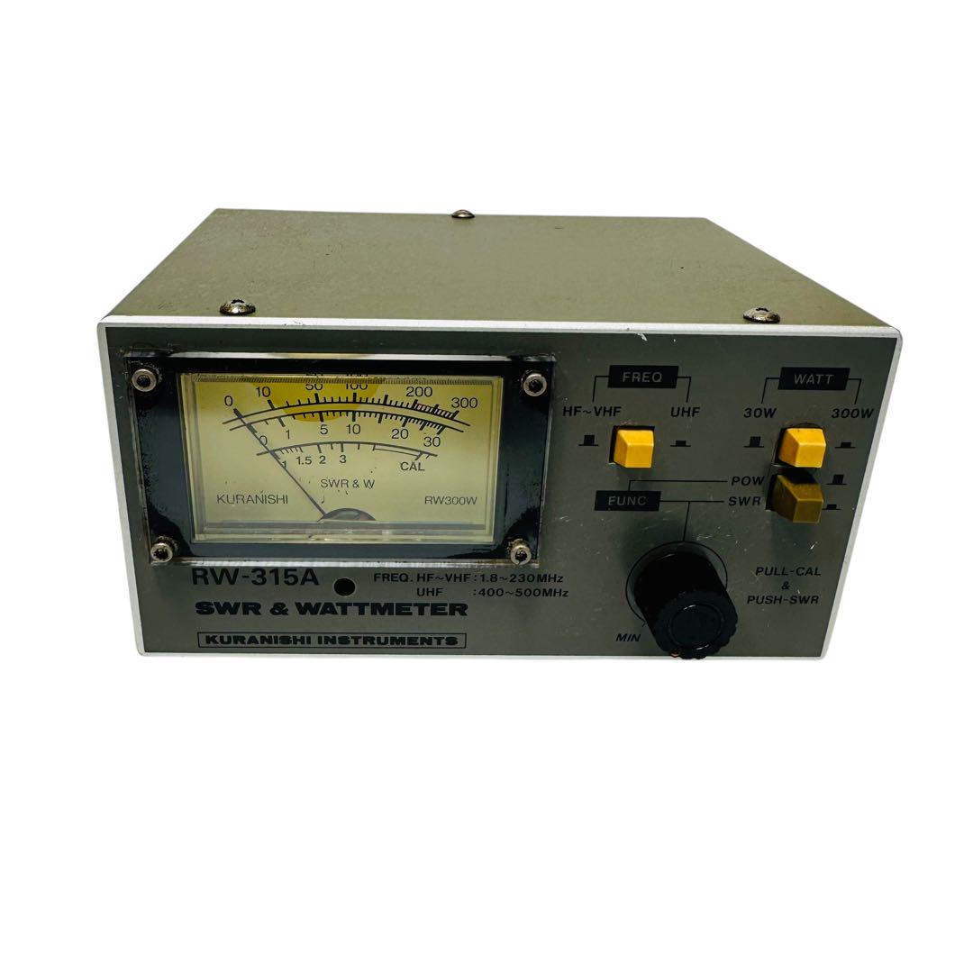 クラニシ 通過型電力計 SWR & WATTMETER 【RW-215】 クラニシ SWR/通過型電力計 RW-215A