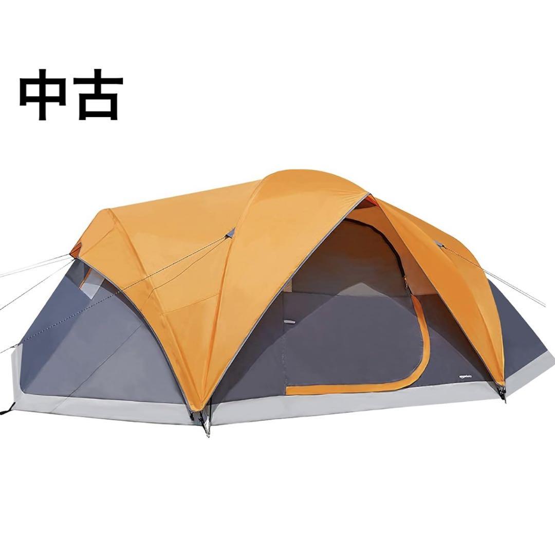 中古】Amazonベーシック テント ドーム型 レインフライ付き