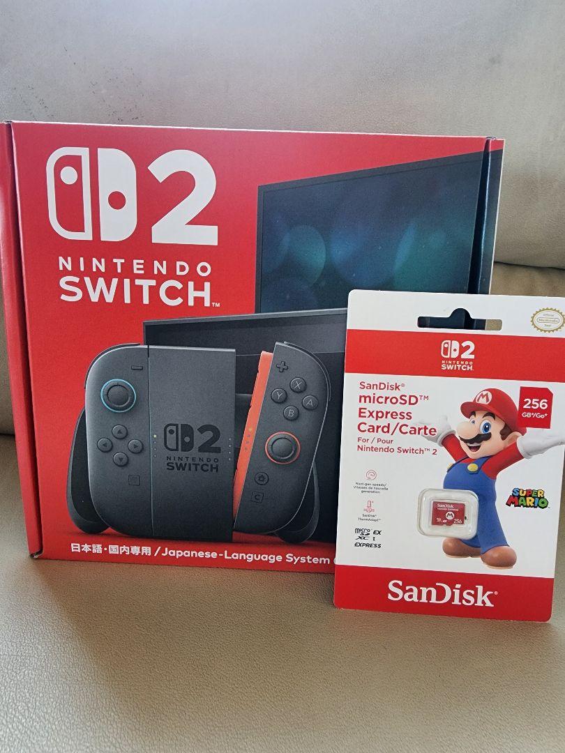ニンテンドースイッチ2 本体 日本語・国内専用 microSDカードセット Amazon.co.jp: Nintendo Switch 2(日本語・国内専用) マリオ
