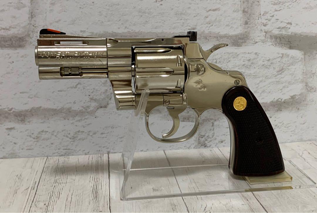 u*a様 【美品】 タナカ コルト パイソン 357 ニッケル 3インチ アルタ u*a様 【美品】 タナカ コルト パイソン 357 ニッケル 3インチ