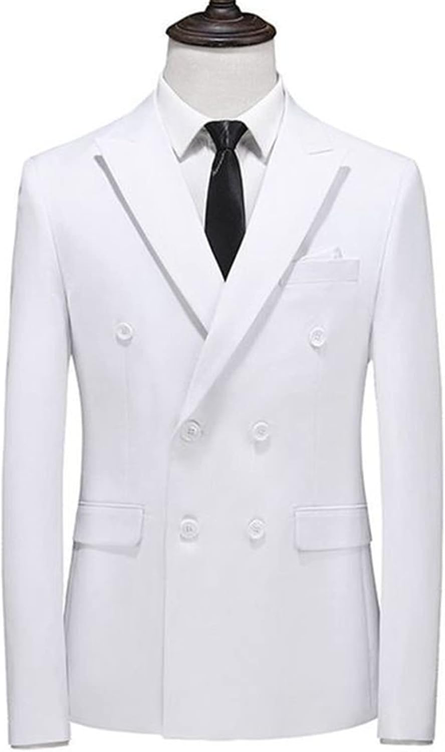 ⑩ 新品 PERSON'S MEN メンズ ビジネス ダブルブレスト スーツ メンズ ビジネス ダブルブレストスーツ ゆったりシルエット4つ