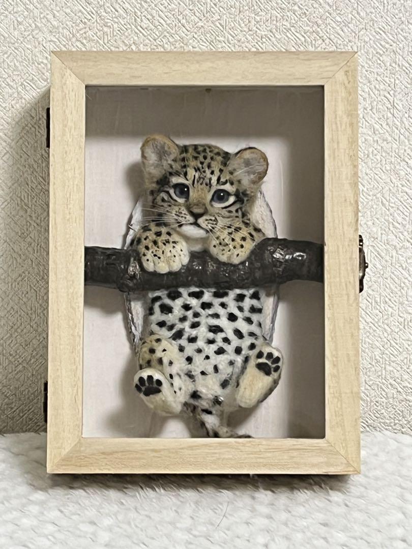 羊毛フェルト チーター 羊毛フェルト☆チーターの赤ちゃん☆ネコ科☆チーター☆かわいい