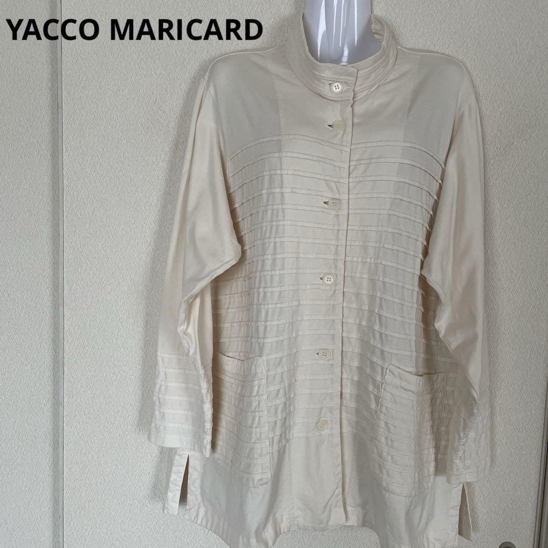 YACCO MARICARD ピンタックチュニック ジャケット 綿100% M