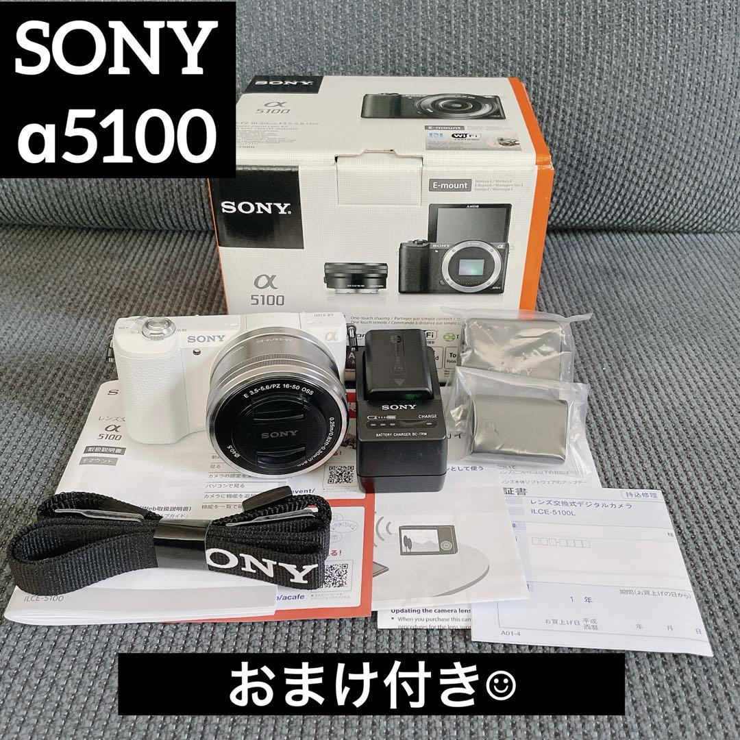 ■ショット数648回■美品■SONY α5100 +18-55レンズキット SONY ミラーレス一眼 α5100 レンズキット（ブラック）