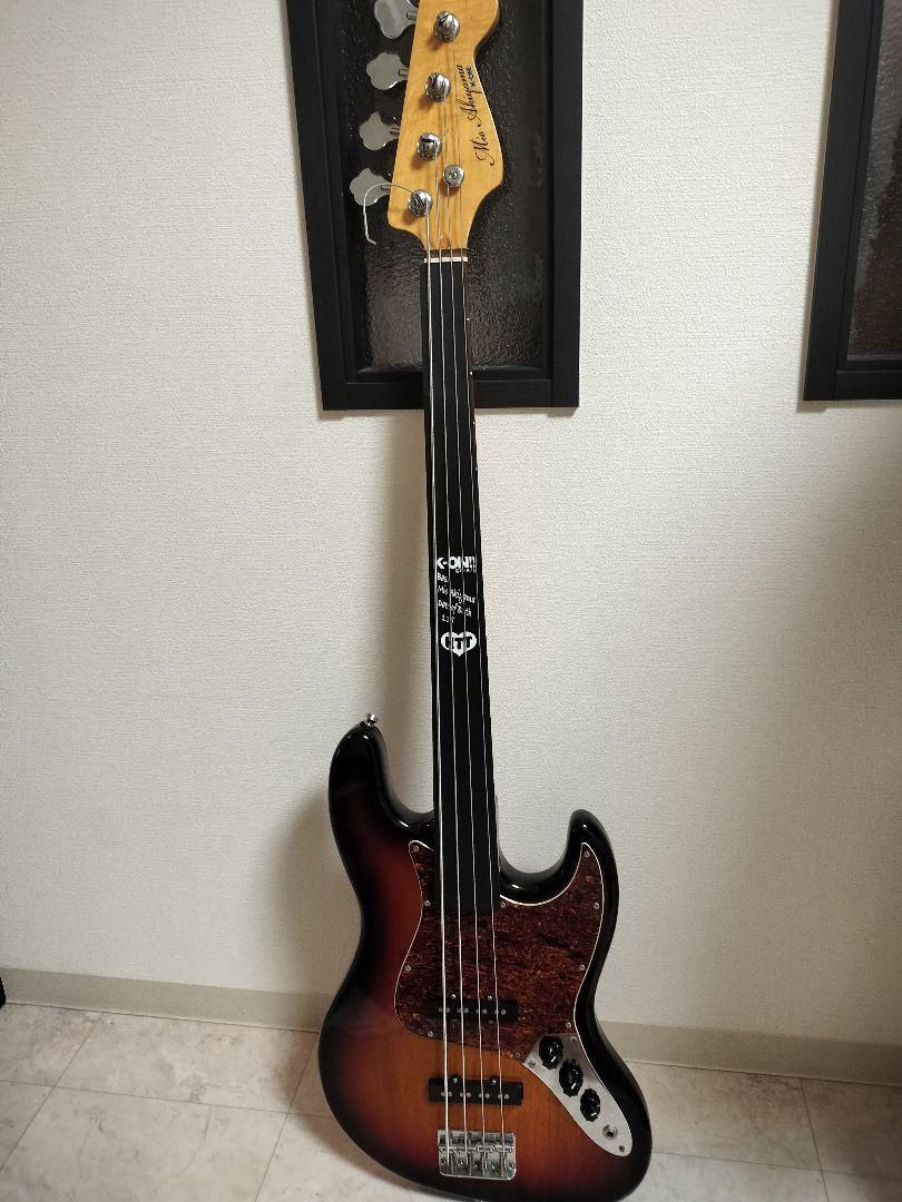 K-ON 秋山澪モデル KJB-MIO Jazz Bass エレキベース ギター ファッションなデザイン K-ON 秋山澪モデル KJB-MIO Jazz Bass
