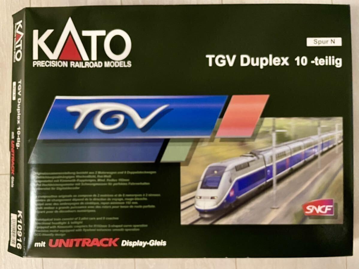 KATO K10916 SNCF TGV Duplex 10 デュープレックス Kato 10916: TGV Duplex SNCF 10 pieces 1:160