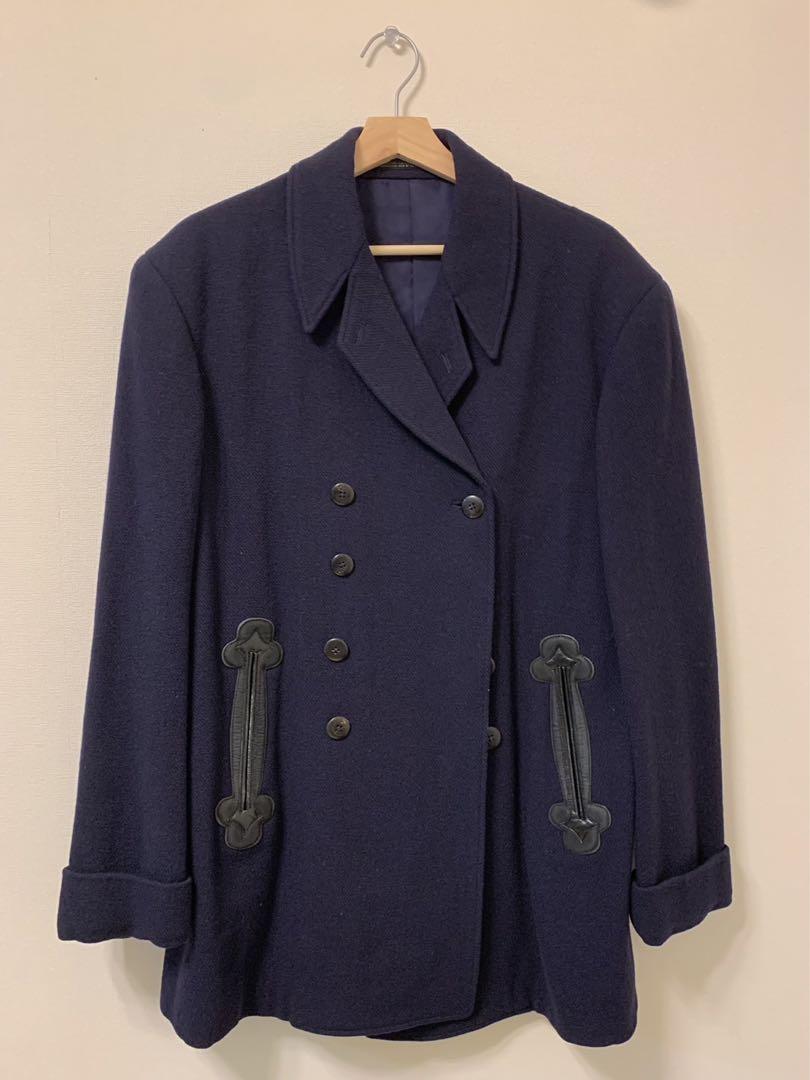 【極美品】Y's ヨウジヤマモト ピーコート　ウール Y's yohji yamamoto ロングコート（YY-C04-100） | LA GRAN
