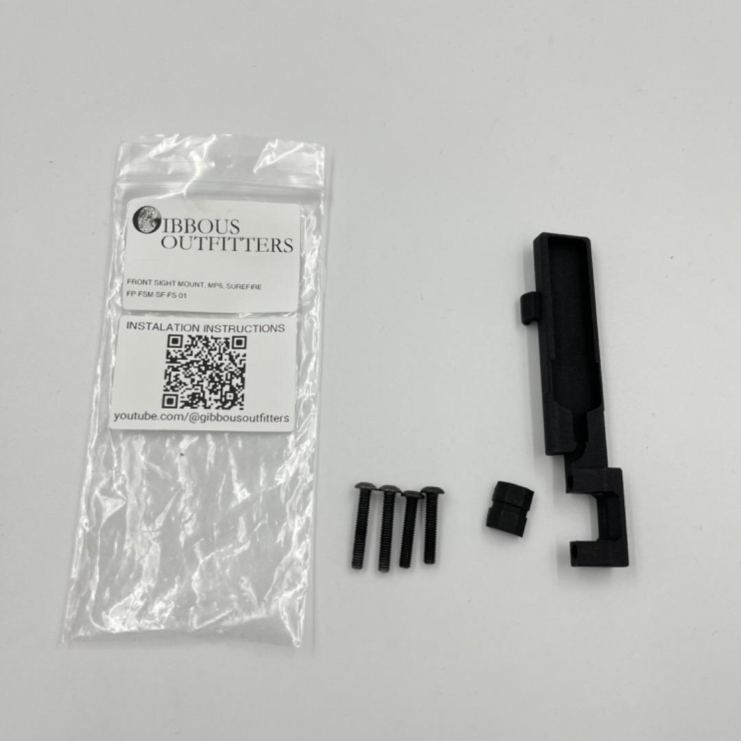 実物GIBBOUS OUTFITTERS MP5 フロントサイト ライトマウント