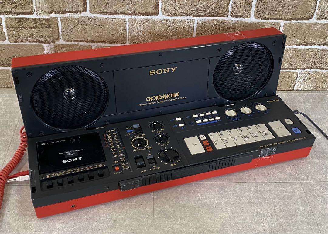 SONY ラジカセ CHORD MACHINE CFS-C7 昭和レトロ ソニー SONY CHORD MACHINE CFS-C7 FM/AM Stereo Radio Cassette 1982
