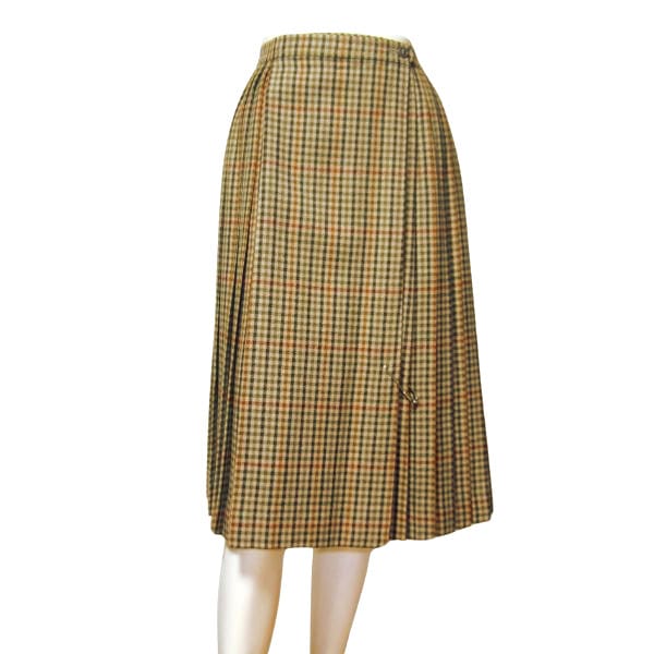 美品【中古】バーバリー BURBERRY ラップスカート 巻きスカート