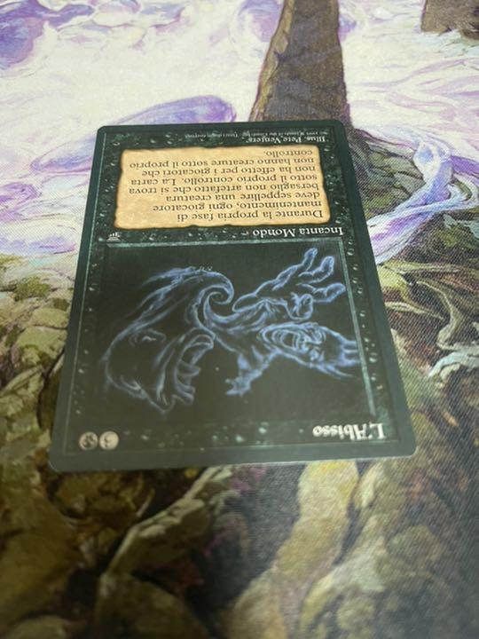 【レジェンド】 The Abyss 【イタリア語】【黒枠】【美品】 レジェンド】 The Abyss 【イタリア語】【黒枠】【美品】 (MTG