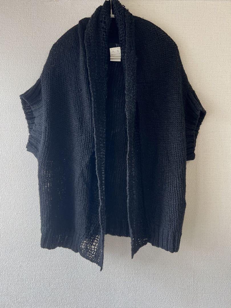 Y's Yohji Yamamoto ブラックカーディガン 半袖（STAFF STYLING