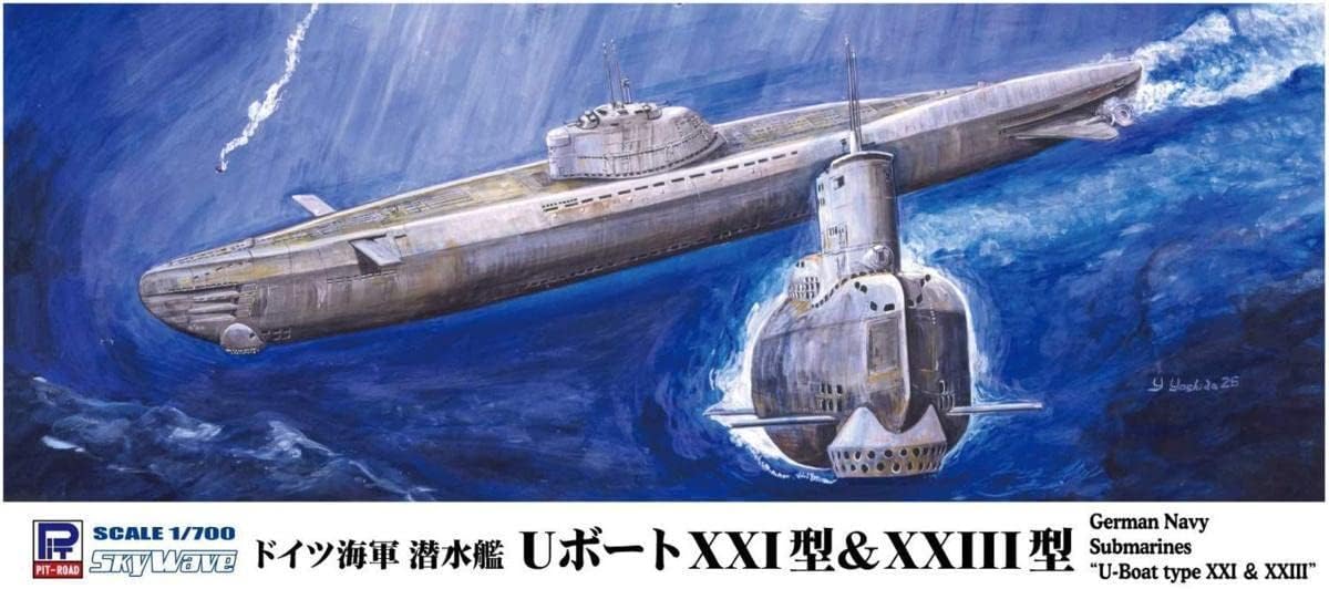 1/200 ドイツ海軍　Uボート　2隻セット 1/144 WW.II ドイツ海軍 Uボート VIIC U-96 ダス・ブート | HLJ
