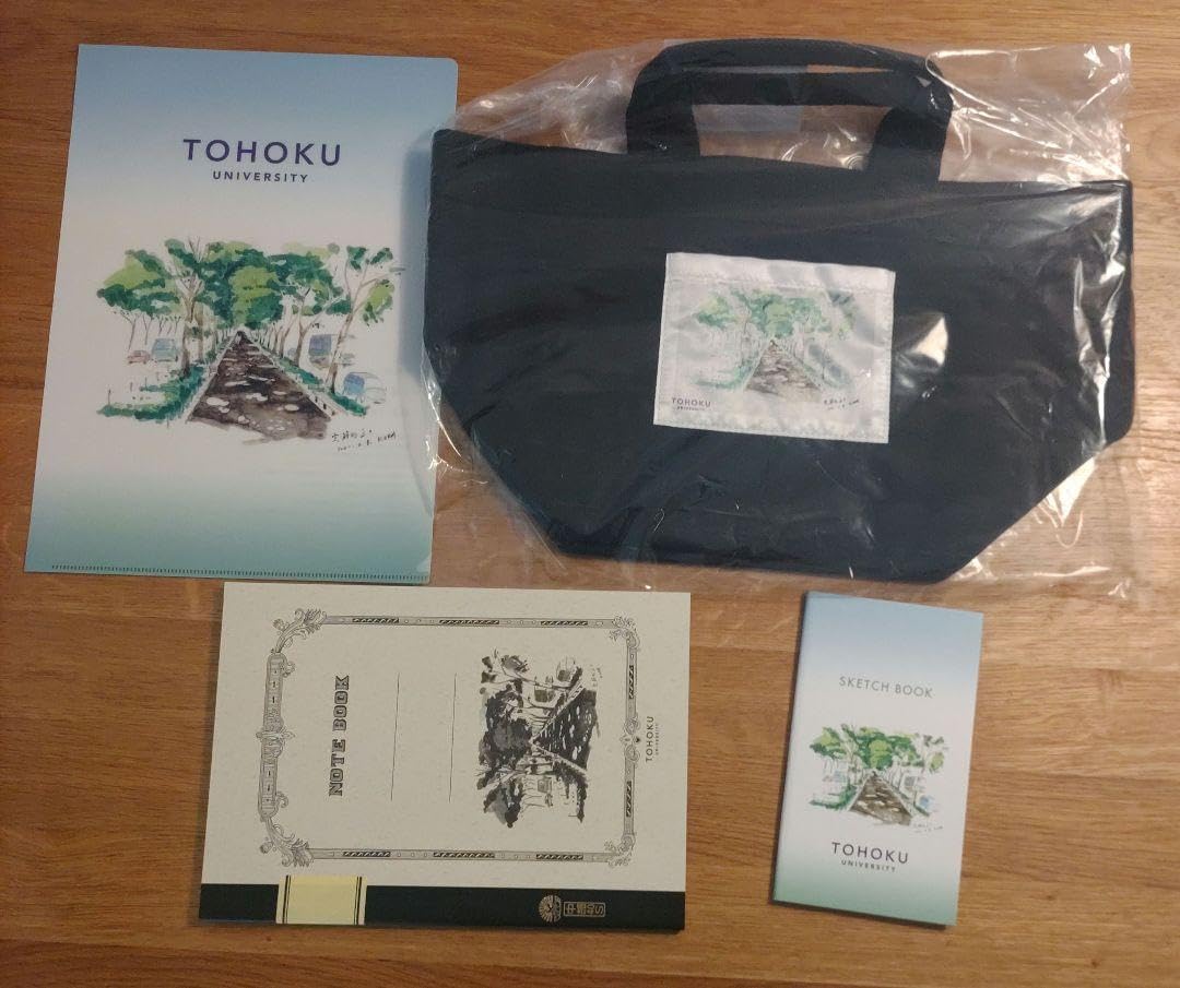 小田和正さん 緑の丘 東北大 トートバッグ スケッチブック
