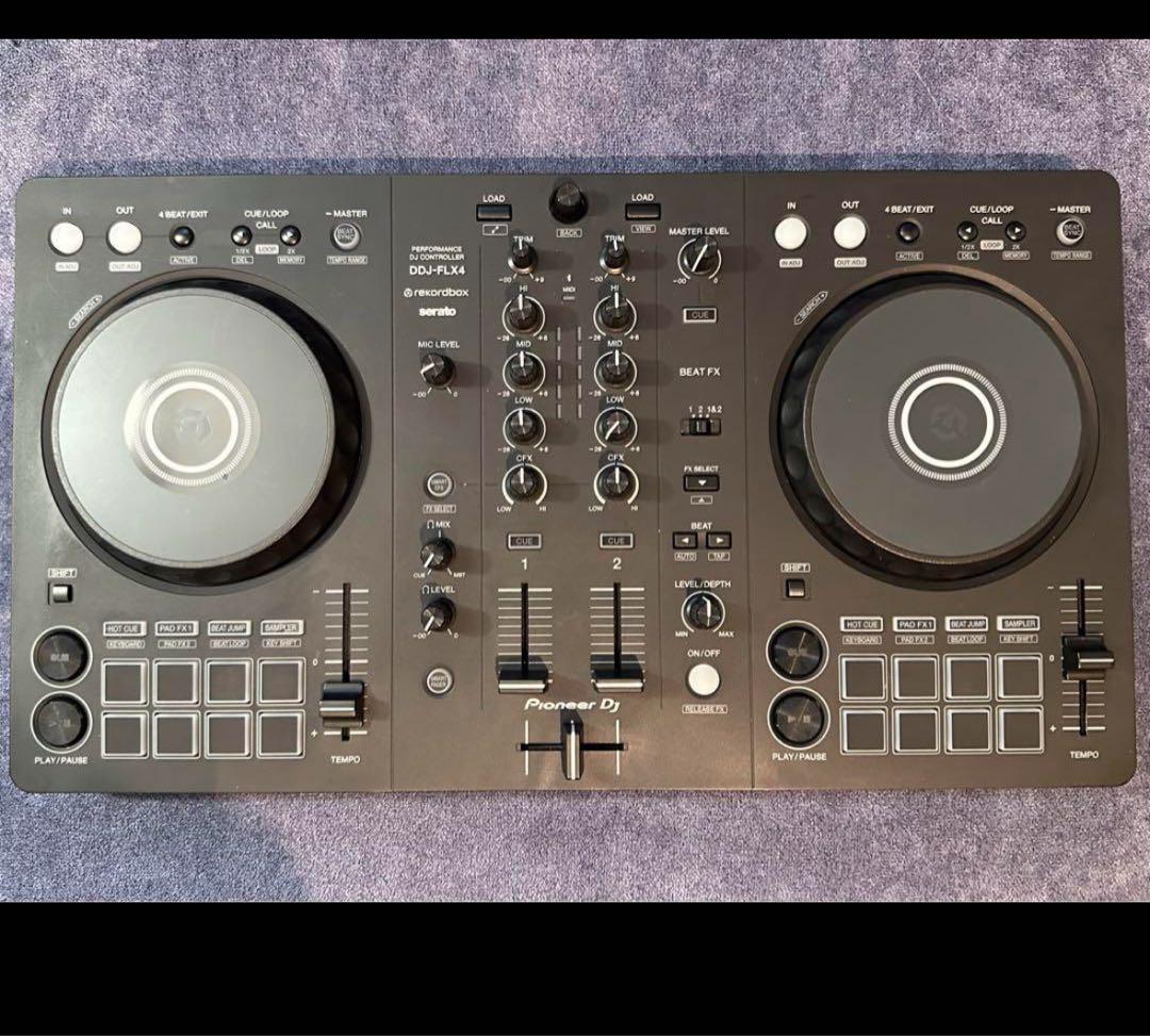 Pioneer DDJ-FLX4 ジャンク Pioneer DJ DDJ-FLX4 2-Channel DJ Controller - Black for sale
