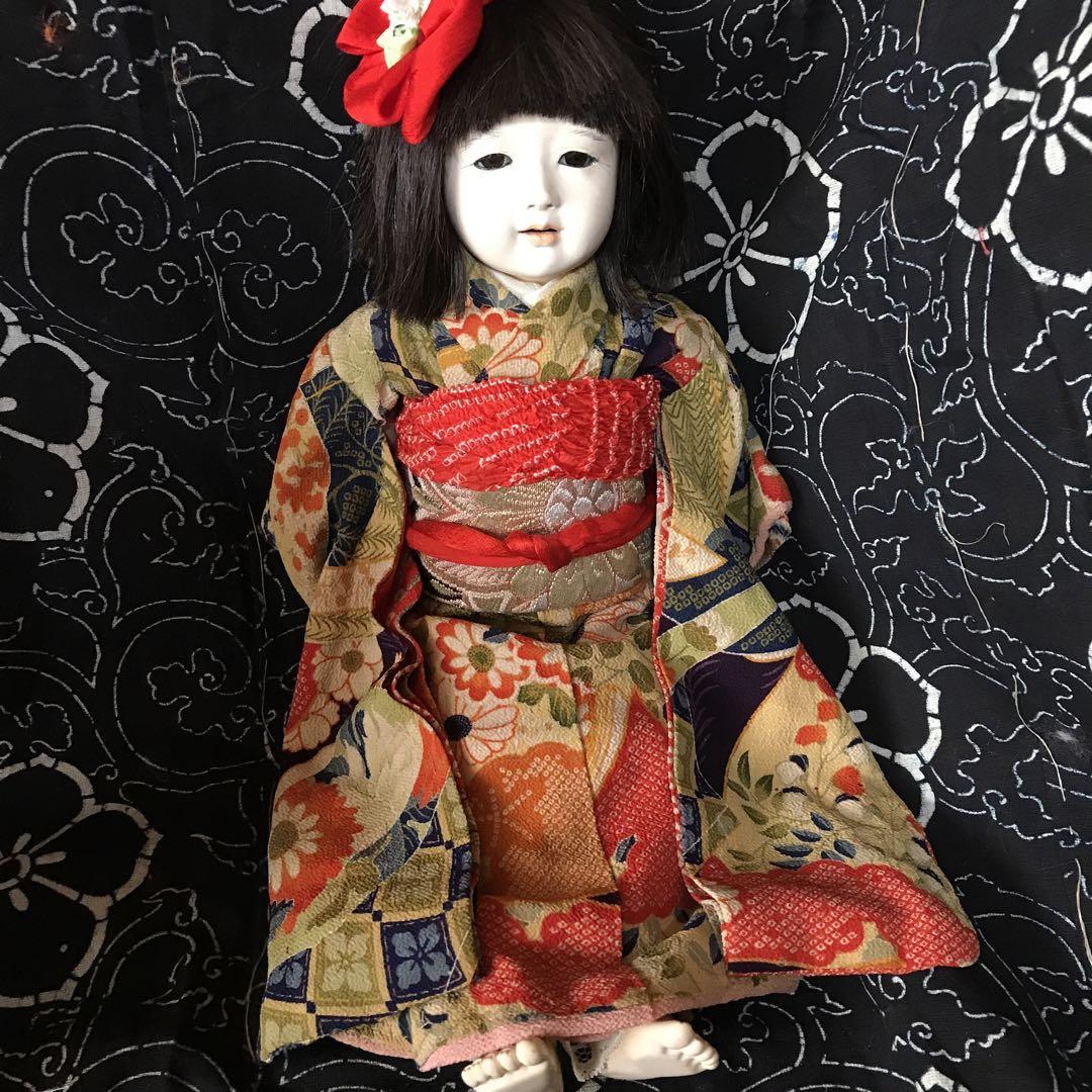 参考　伊藤 澪 創作 市松人形 三つ折れ球体関節人形 42cm Yahoo!オークション - 球体関節人形作家伊藤澪作59cm少女人形