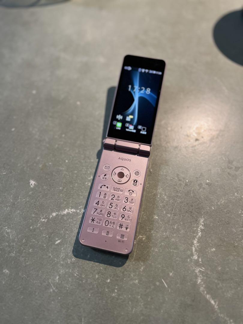 AQUOS携帯 NP602SH スマートガラケー ピンク（AQUOS ケータイ2