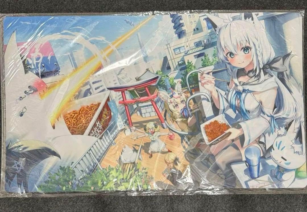 白詰草　ホロライブ　スリーブ　プレイマット　白上フブキ　ライブ Amazon.co.jp: 白詰草 カードスリーブ ☆『ホロライブ 白上
