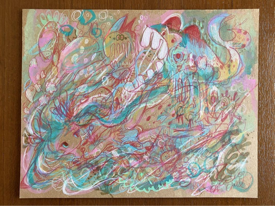 と*と様 ちくわミエル ちくわエミル 原画 ドローイング 作品 と*と様 ちくわミエル ちくわエミル 原画 ドローイング 作品