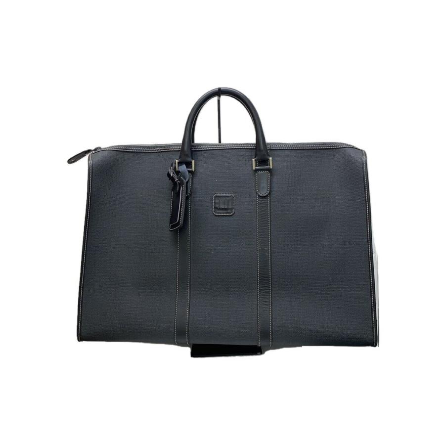 dunhill◇ボストンバッグ/レザー/BRW/無地