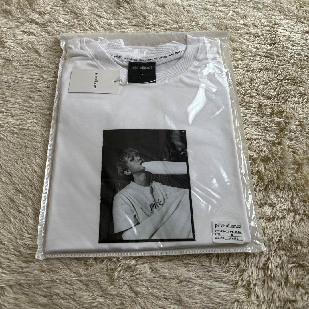 prive alliance Tシャツ S ホワイト PE-5844 G（Men TShirt