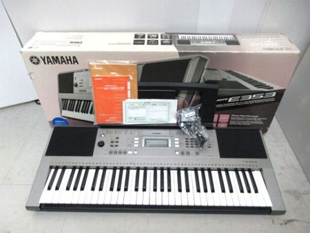 ヤマハ YAMAHA 電子キーボード PSR-E353 2016年製 中国製 平易