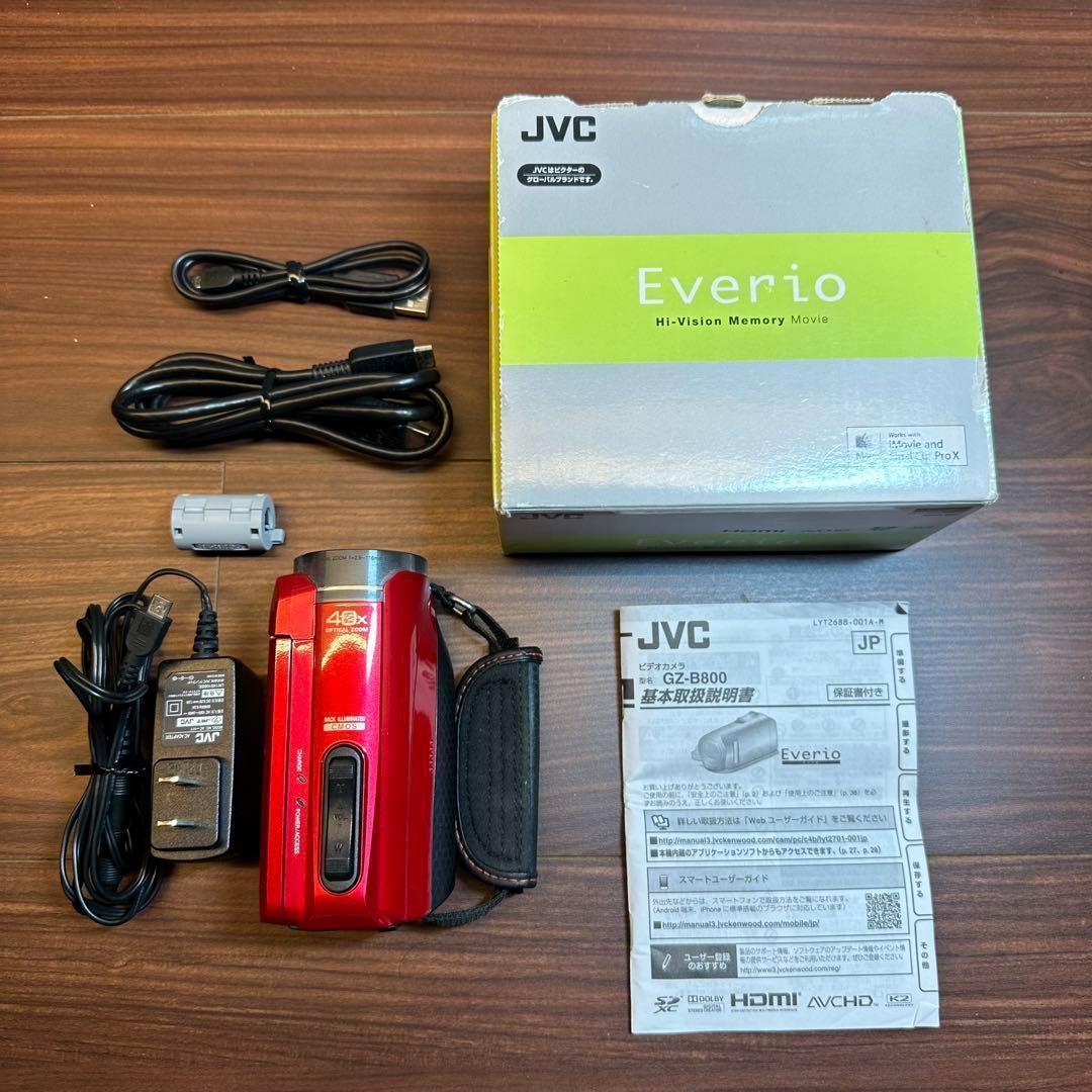 Victor JVC GZ-B800 ビデオカメラ 動作確認済み レトロ（Victor