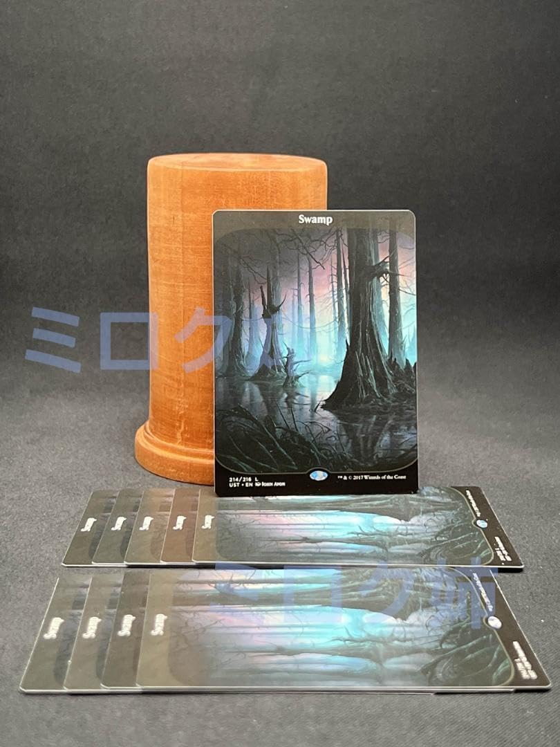 １０枚セット　Unstable 沼/Swamp 10枚セット Unstable 沼Swamp（Foil】□フルアート□《沼