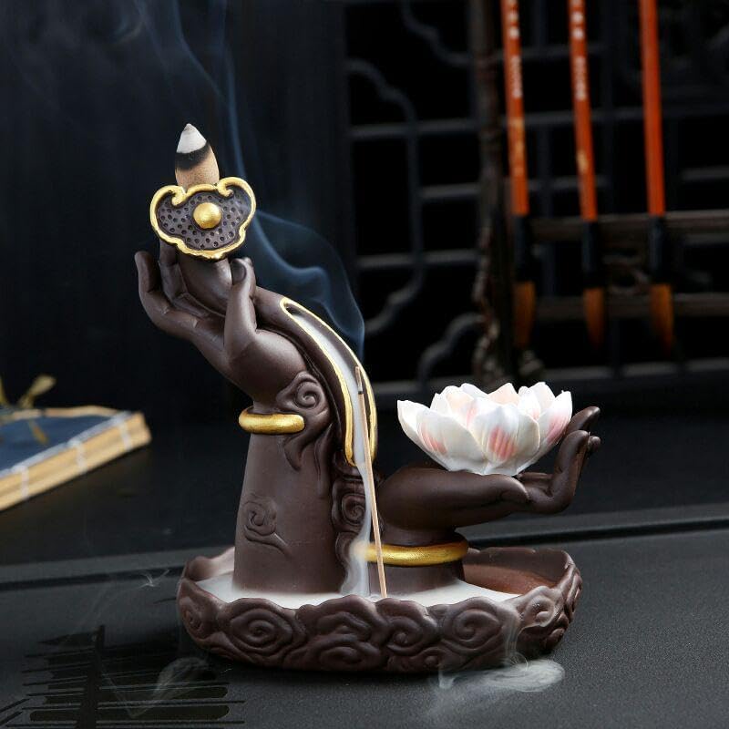 蓮華燭台 香挿 家禅意 置物 香炉 香道具 装飾品 工芸品 美術品 蓮華燭台 香挿 家禅意 置物 香炉 香道具 装飾品 工芸品 美術品