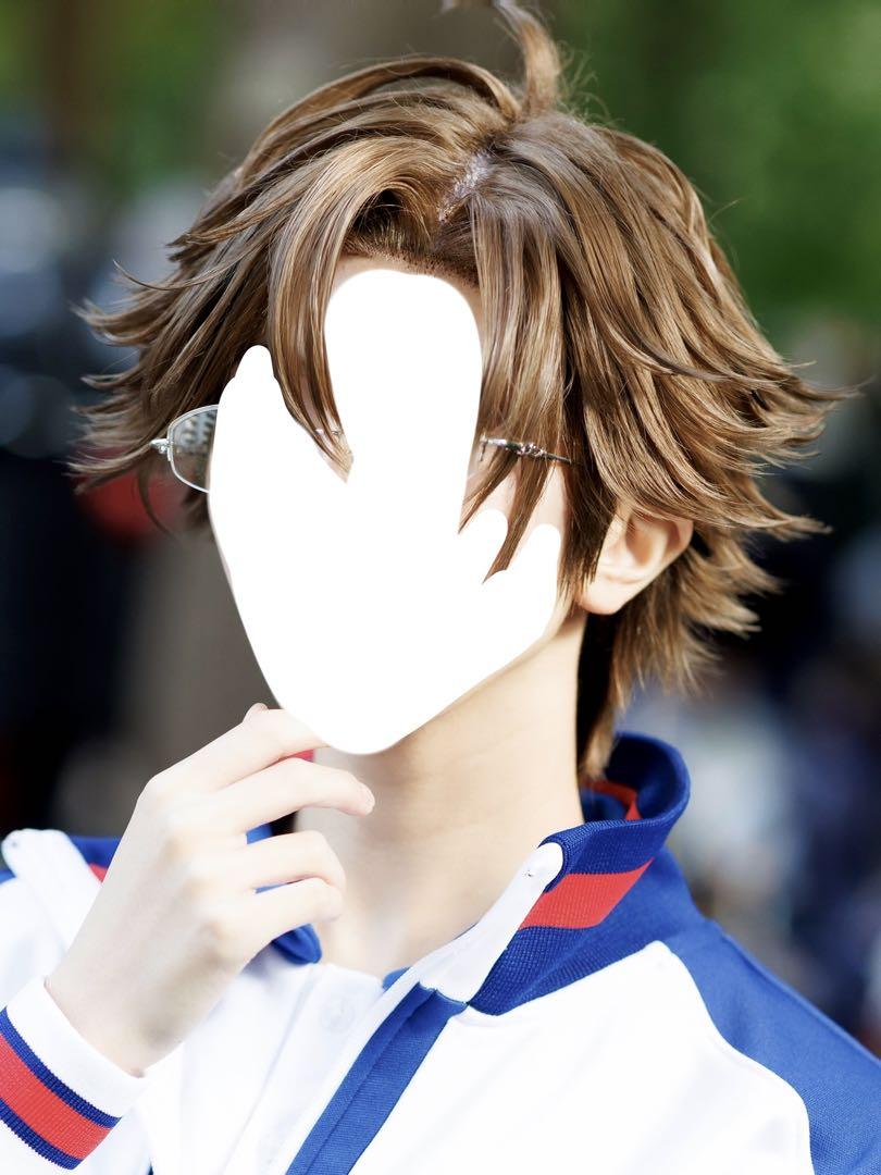 即購入❌テニプリ 手塚 ウィッグ コスプレ テニプリ 手塚国光 ウィッグ （コスプレテニスの王子様の通販