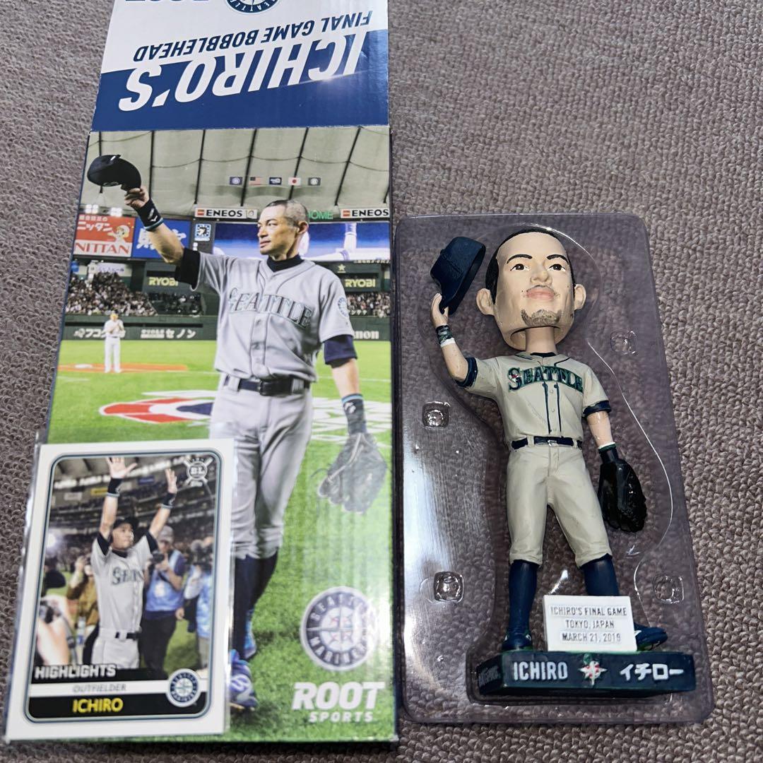 イチローさん、現役最後のボブルヘッド人形+引退トレーディングカード付けます！ イチローさん、現役最後のボブルヘッド人形+引退トレーディング
