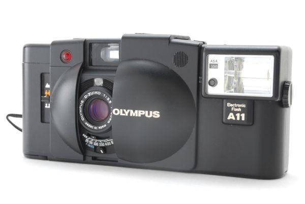 ⭐ オリンパス OLYMPUS XA2 + A11 シャッター ストロボ発光OK オリンパス OLYMPUS XA2 + A11 掠れ シャッター＆ストロボ発光OK