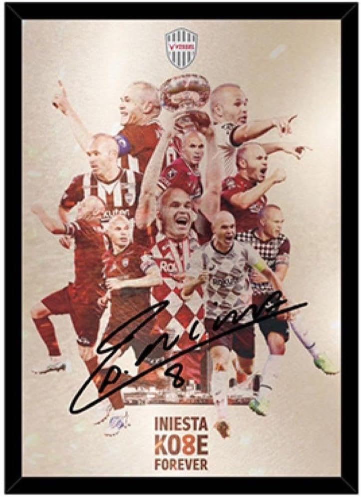 イニエスタ【INIESTA KO8E FOREVER】メタルグラフィ A3 イニエスタINIESTA KO8E FOREVERメタルグラフィ A3（グランド
