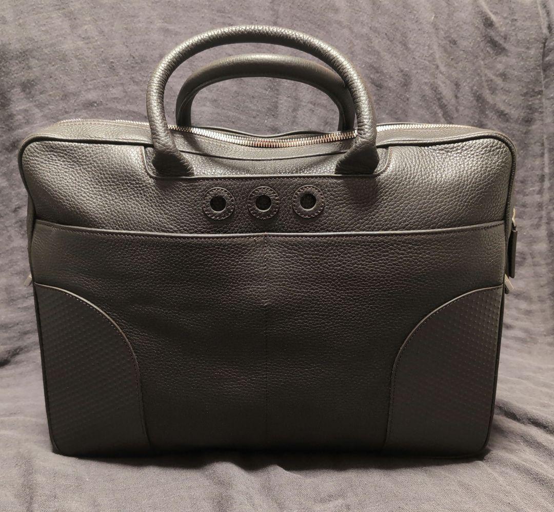 美品　ダンヒル ADV8 シボ革 2way 2室仕様 ビジネスバッグ ダンヒル ADV8 シボ革 2way 2室仕様 ブリーフケース ビジネス