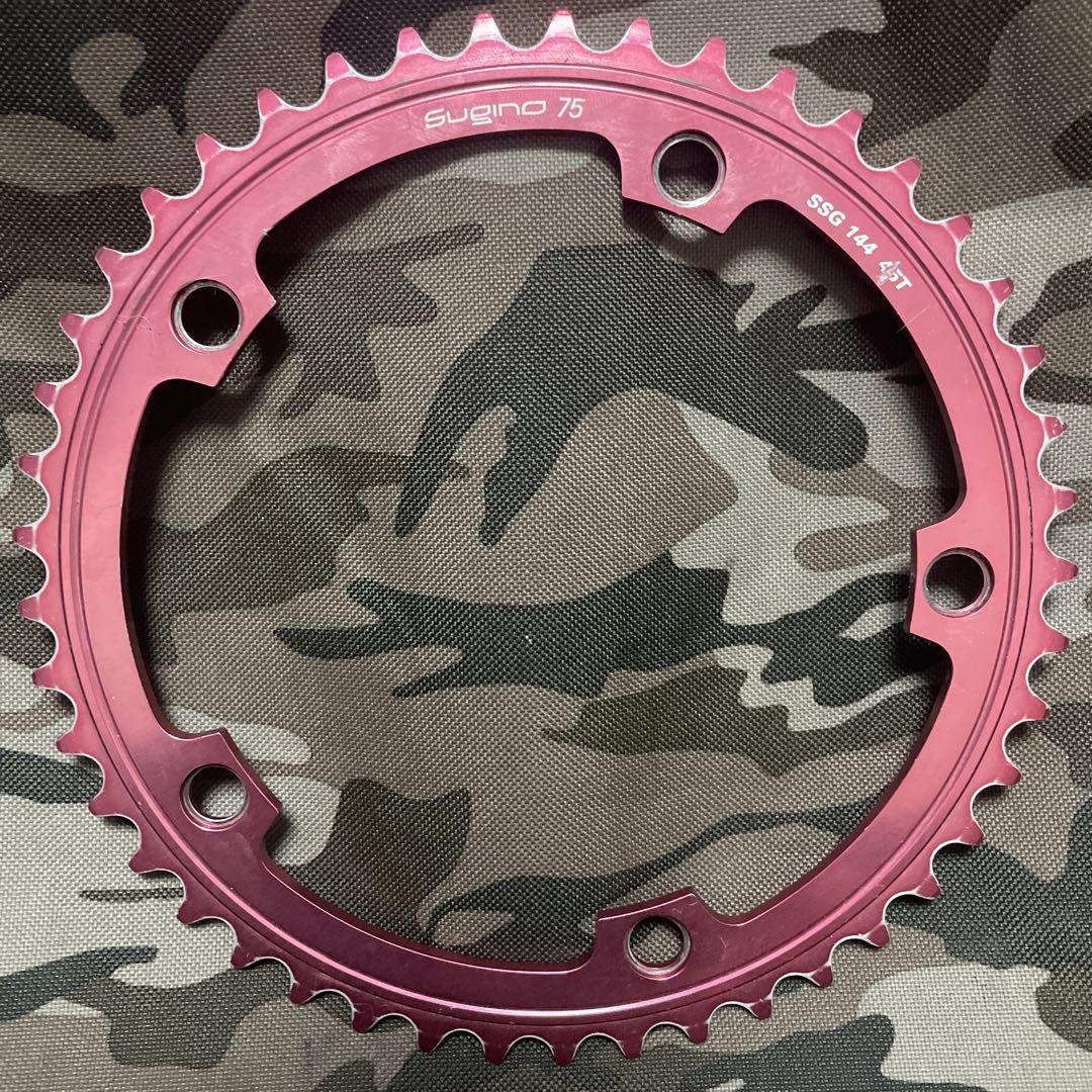 Sugino 75 45T レッド　スギノ　ssg SUGINO SUPER SG75 CRANK