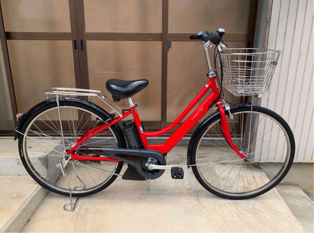 電動自転車　№6948 ヤマハ　PAS CITY 27インチ レッド 電動自転車 №6948 ヤマハ PAS CITY 27インチ レッド（SOLD OUT
