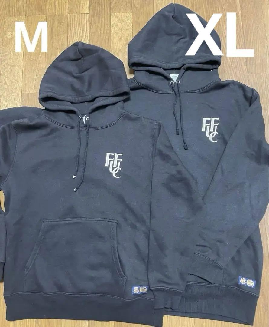 福島ユナイテッドFC 限定予約販売　パーカー　BLACK M&XL 2着セット 福島ユナイテッドFC 限定予約販売 パーカー BLACK M&XL 2着