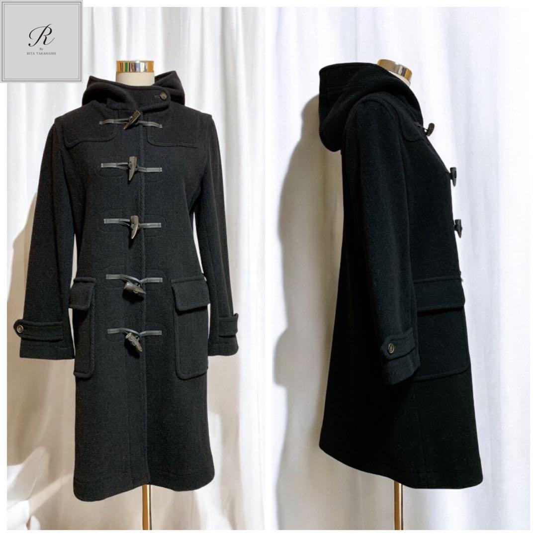 極美品 GRENFELL×23区 R (アール) コラボ ダッフルコート 40 GRENFELL×23区 R (アール) コラボ ダッフルコート 40 ブラック
