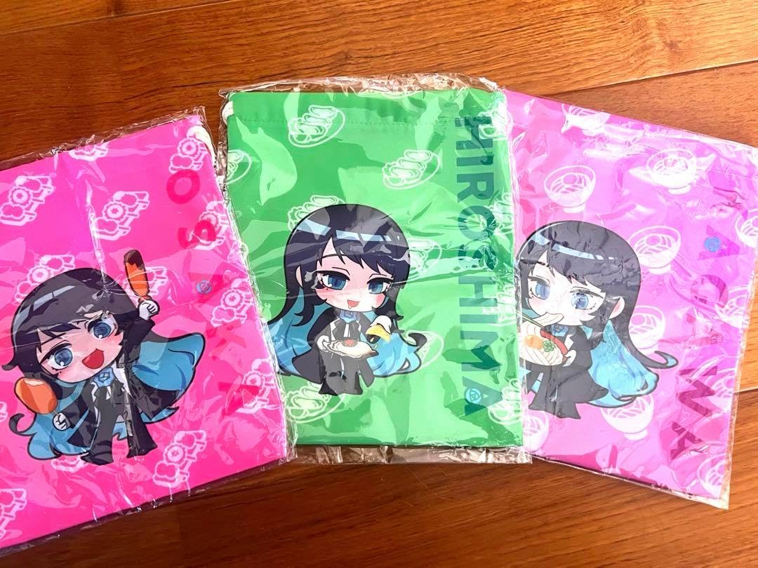 ado ご当地巾着　香川 Ado アド ライブ限定グッズ ご当地巾着 巾着袋 大阪 広島 香川