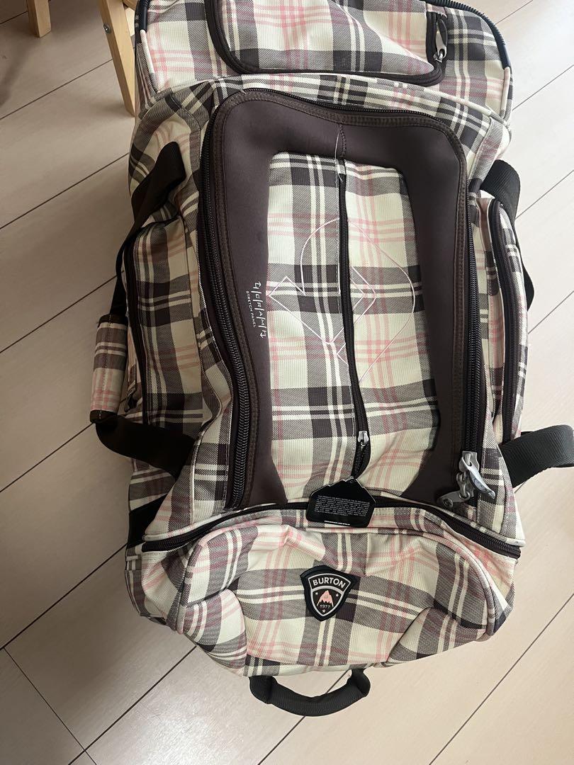 BURTON チェック柄 スノーボードバッグ 2輪 キャリーバッグ Burton ウィーリー ギグ スノーボードバッグ | トラベル