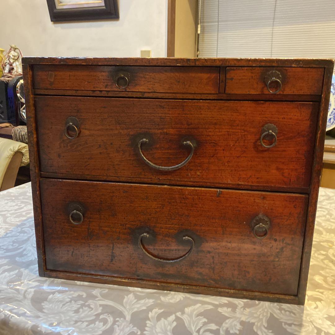 専用　骨董　小箪笥37cm44cm30cm 骨董 小箪笥37cm44cm30cm （衣装(整理)箪笥 チェストNO33車付