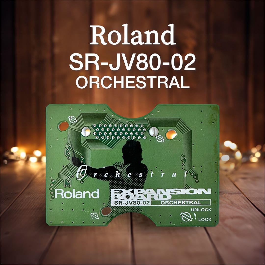 Roland 『SR-JV80-02 ORCHESTRAL』 音源拡張ボード Roland SR-JV80-02 Orchestral Expansion Board Card Made In