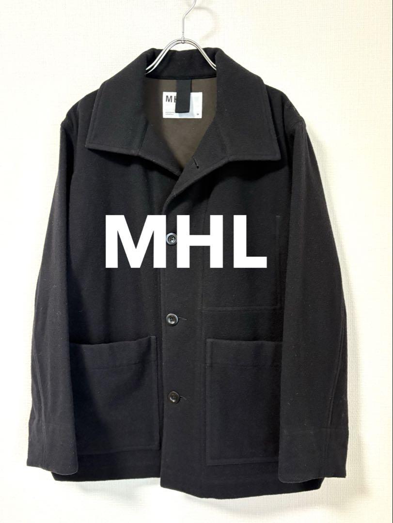 <MHL>オーバーサイズ ピーコート MHL>オーバーサイズ ピーコート （MHLピーコート 幅広く）