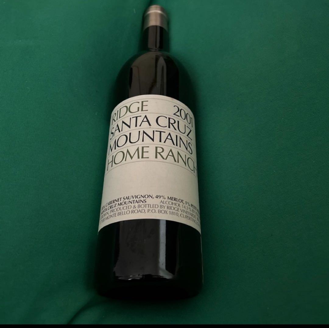 ワイン 2001 Santa Cruz Mountains Home Ranch 2001 Santa Cruz Mountains Home Ranch ワイン