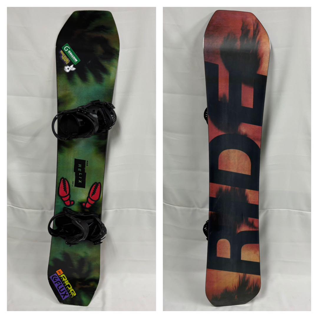 RIDE HELIX 155cm NOW スノーボード2点セット RIDE HELIX 155cm NOW スノーボード2点セット（RIDE（ライド