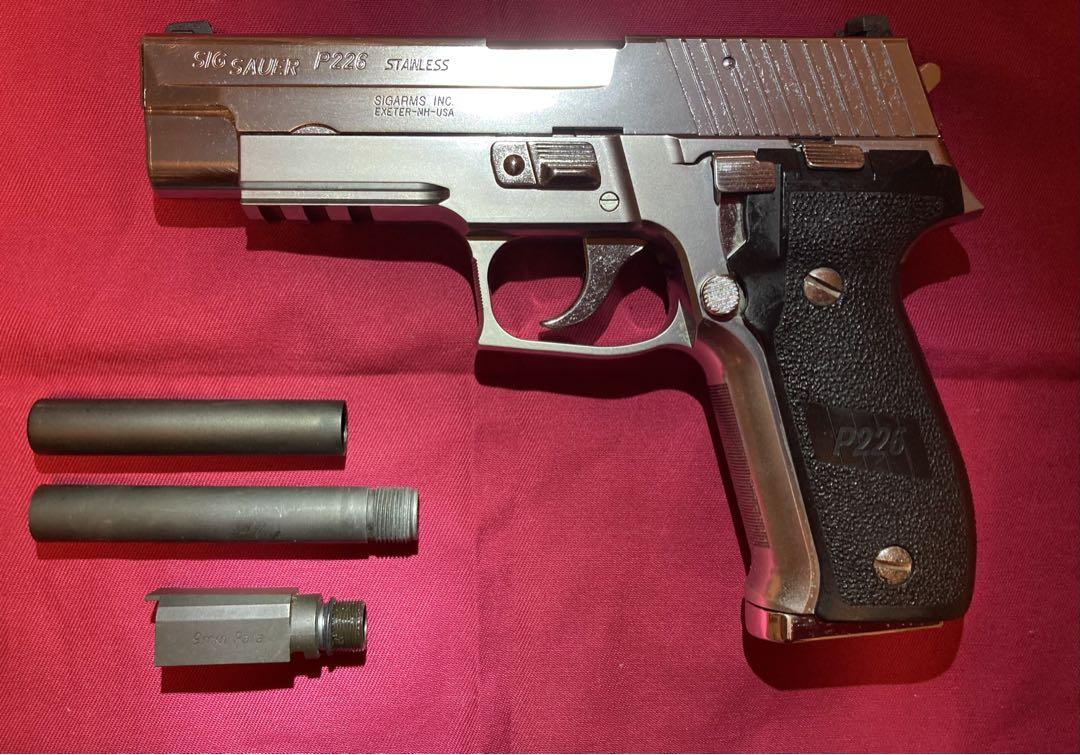 東京マルイ　SIG P226 R CHROME STAINLESS 社外パーツ有 東京マルイ SIG P226 R CHROME STAINLESS 社外パーツ有（シグ