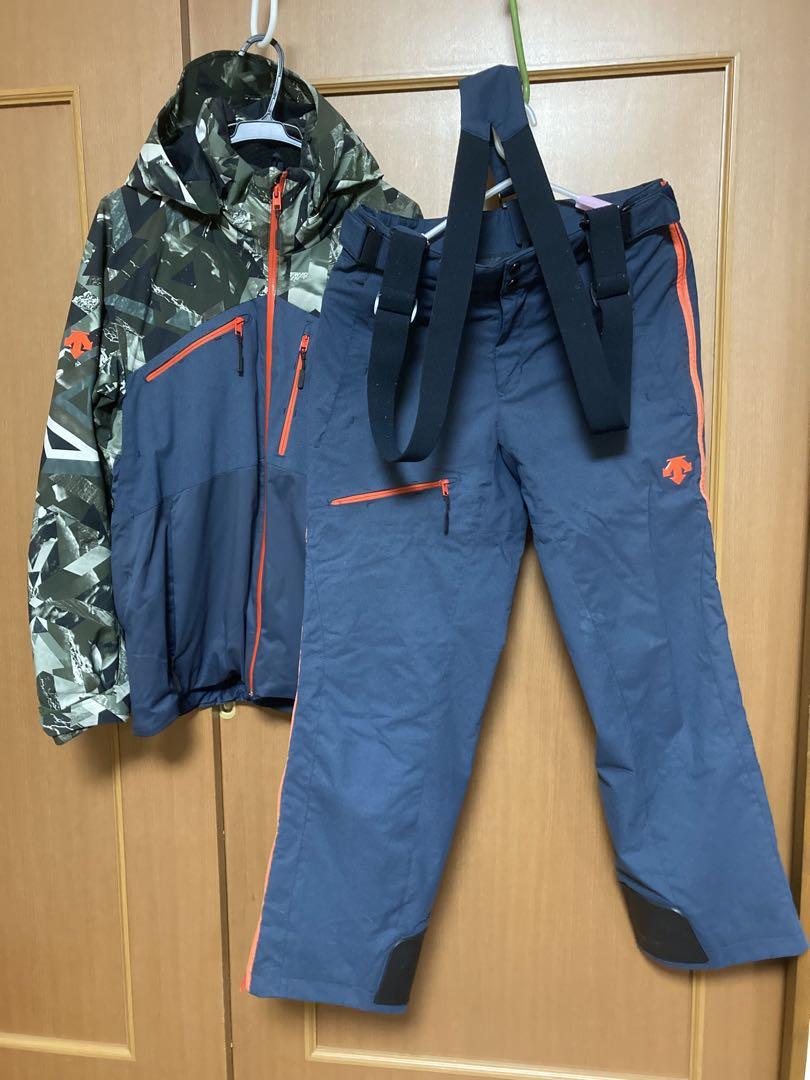 オガサカチーム DESCENTE スキーウェアー メンズ上L下M
