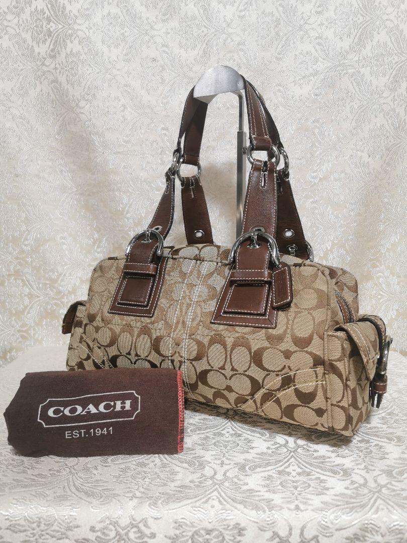 コーチ　COACH　ミニ　ボストン　ショルダーバッグ　キャンバス　10078 コーチ COACH ミニ ボストン ショルダーバッグ キャンバス 10078