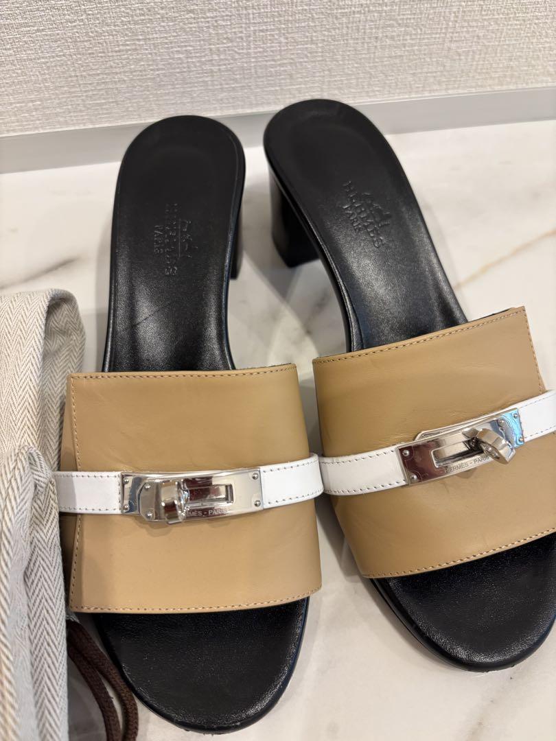 エルメス HERMES ケリー 人気のサンダル 保存袋付 直営店購入 超