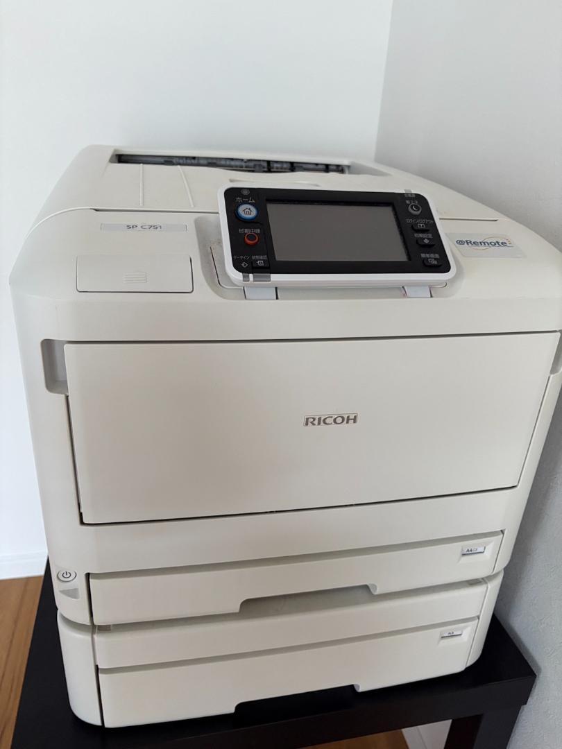 【直接引取希望-福岡市】RICOH レーザープリンター SPC751　完動品 直接引取希望-福岡市】RICOH レーザープリンター SPC751 完動品